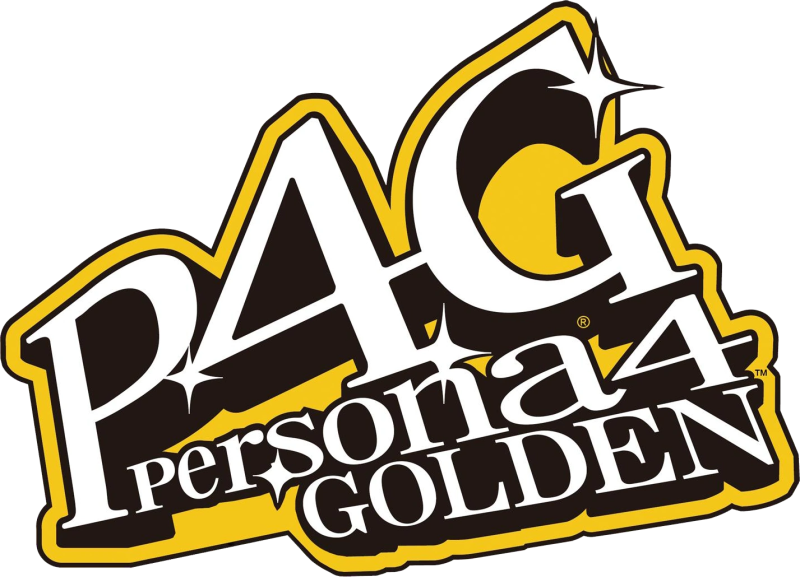 Persona 4: Golden logo on a transparent background