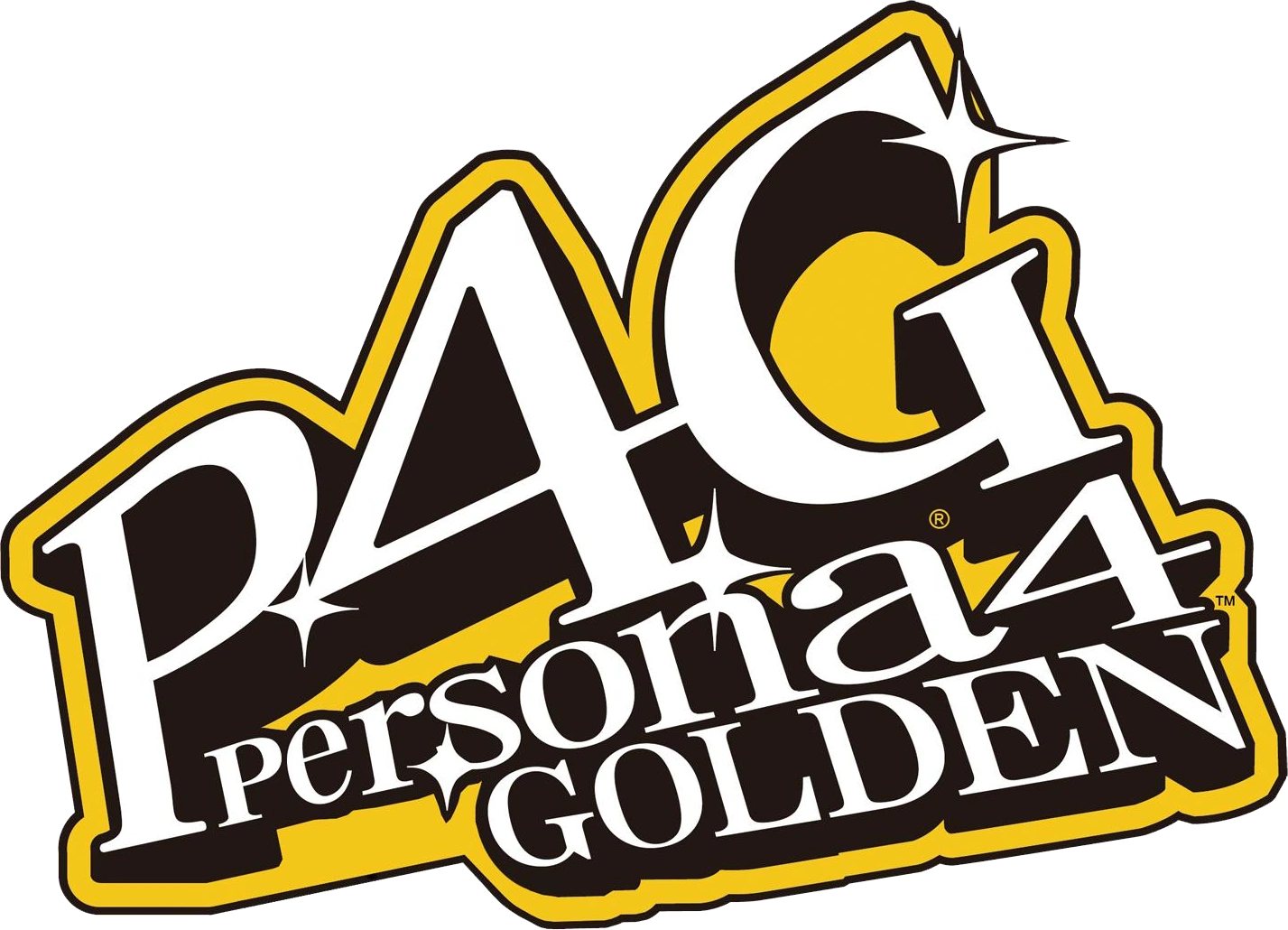 Persona 4: Golden logo on a transparent background