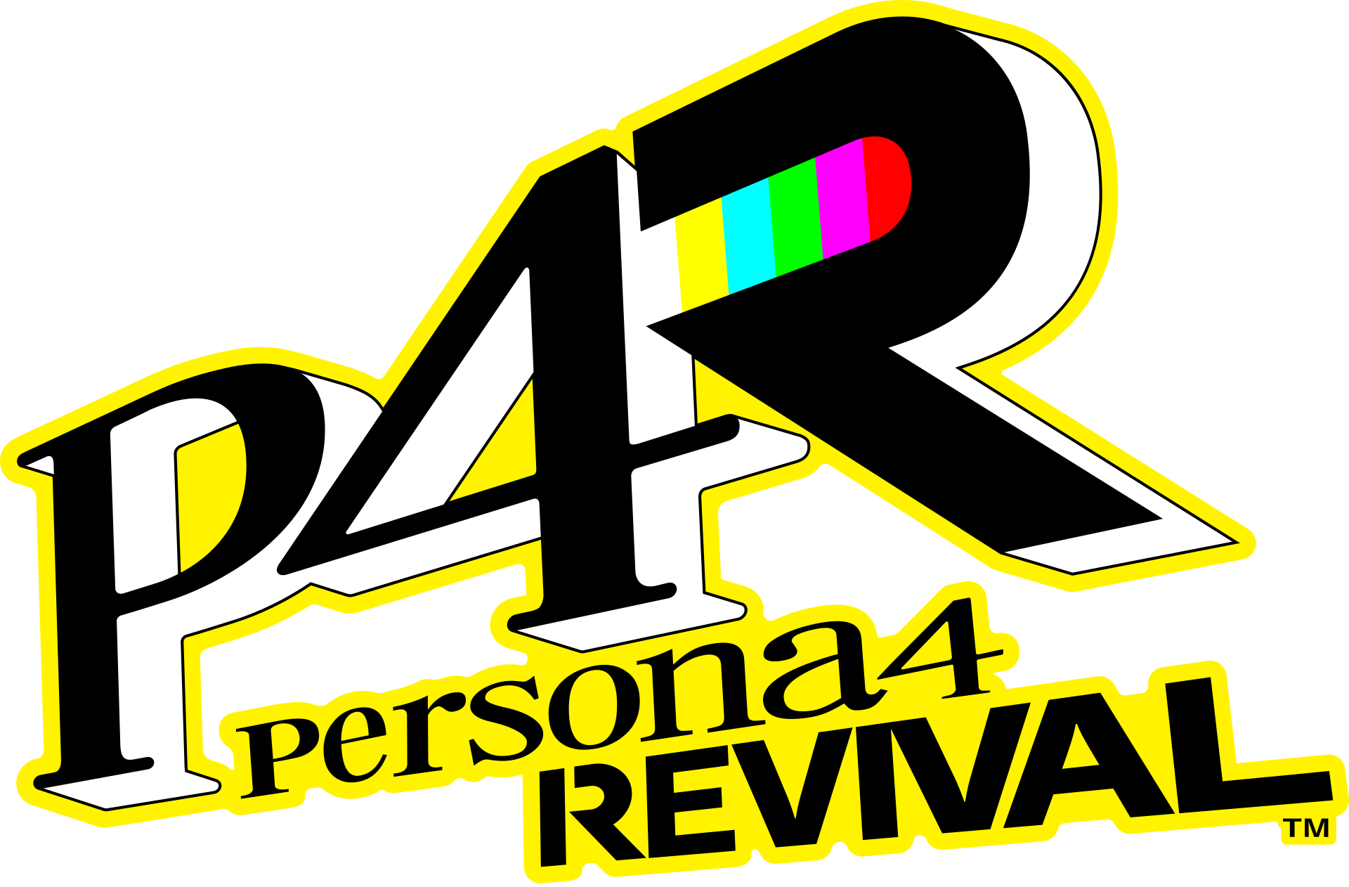 Persona 4 Revival logo on a transparent background