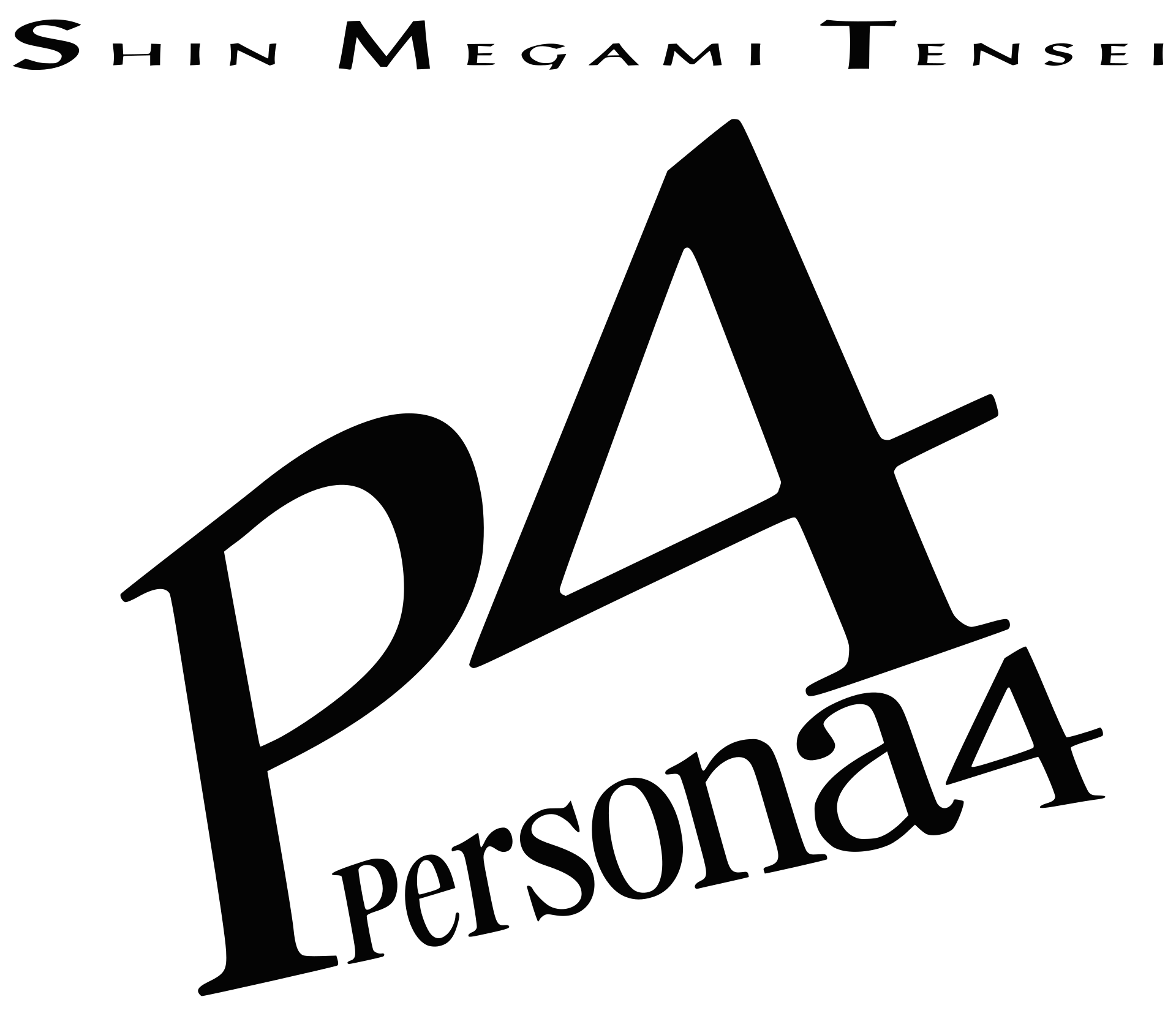 Persona 4 logo on a transparent background