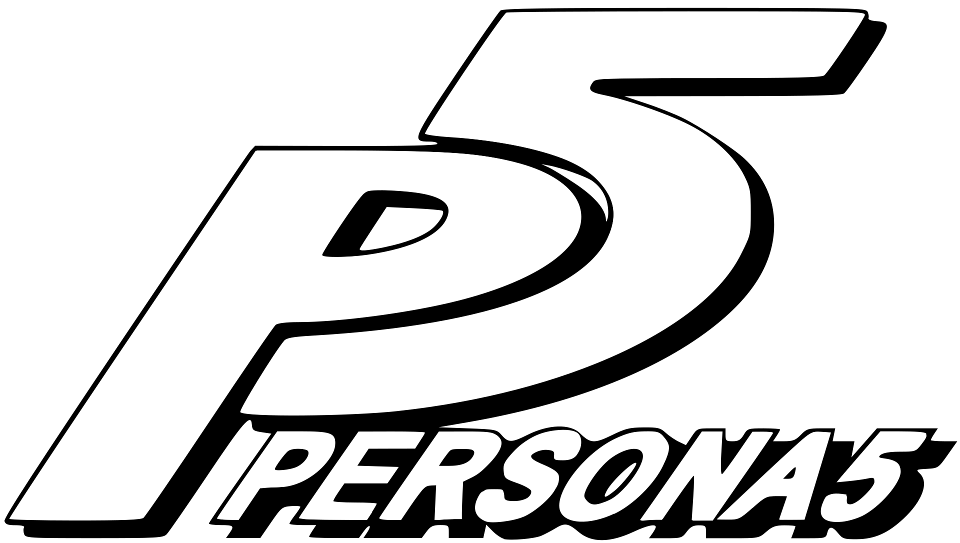 Persona 5 logo on a transparent background
