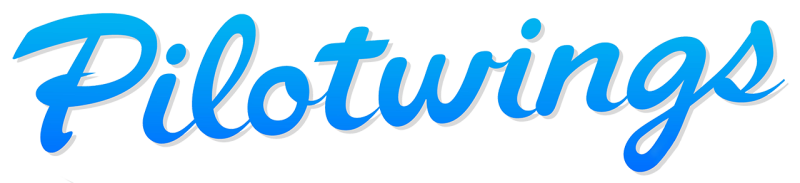 Pilotwings logo on a transparent background