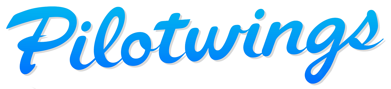 Pilotwings logo on a transparent background