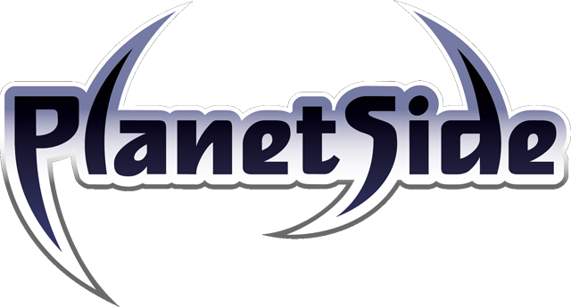 PlanetSide logo on a transparent background