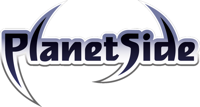 PlanetSide logo on a transparent background