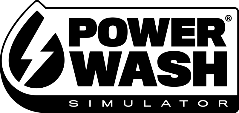 PowerWash Simulator logo on a transparent background