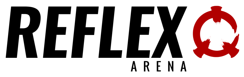 Reflex Arena logo on a transparent background