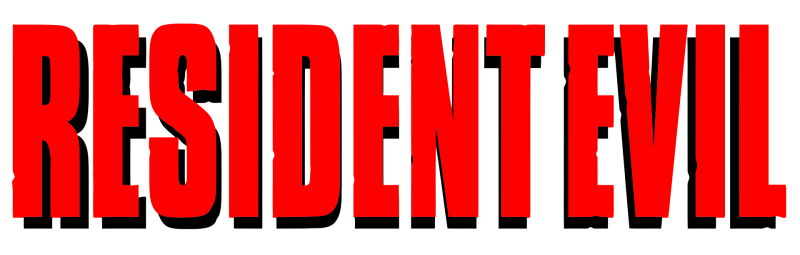 Resident Evil logo on a transparent background