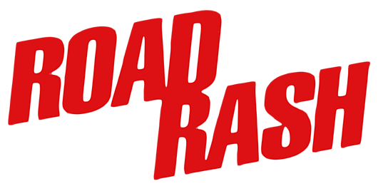 Road Rash logo on a transparent background
