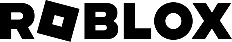 Roblox logo on a transparent background