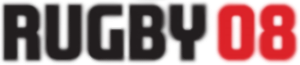Rugby 08 logo on a transparent background