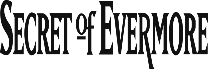 Secret of Evermore logo in black