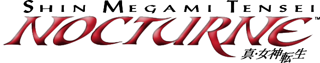 Shin Megami Tensei III: Nocturne logo on a transparent background