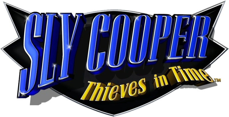 Sly Cooper: Thieves in Time logo on a transparent background