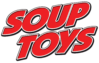 Souptoys logo on a transparent background