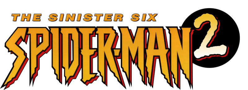 Spider-Man 2: The Sinister Six logo on a transparent background