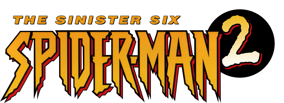 Spider-Man 2: The Sinister Six logo on a transparent background
