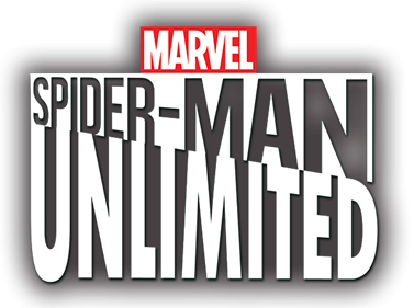 Spider-Man Unlimited logo on a transparent background