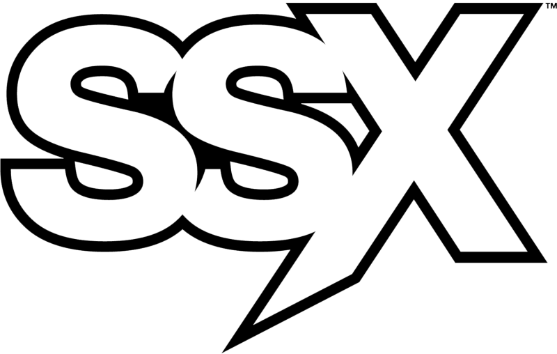 SSX logo on a transparent background