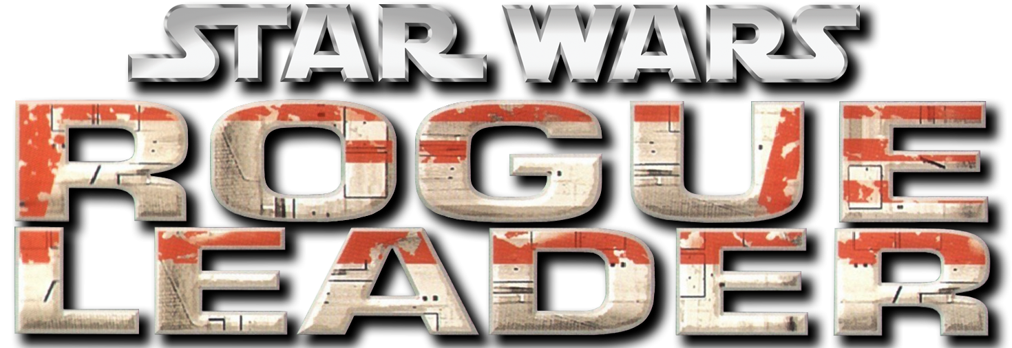 Star Wars Rogue Squadron II: Rogue Leader logo on a transparent background
