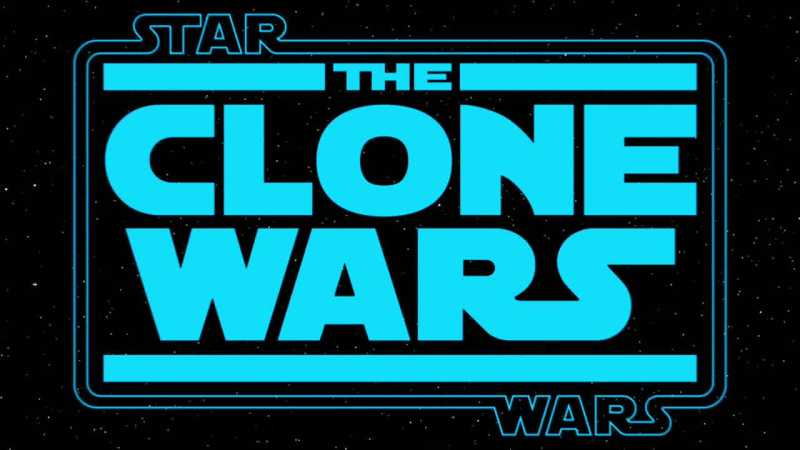 Star Wars: The Clone Wars logo in full colour