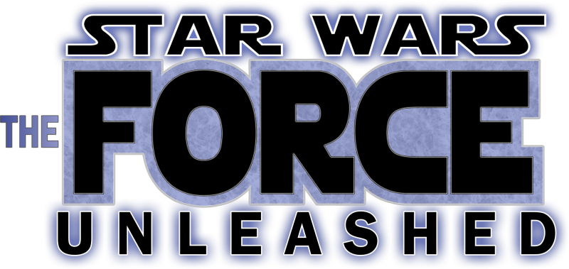 Star Wars: The Force Unleashed logo on a transparent background