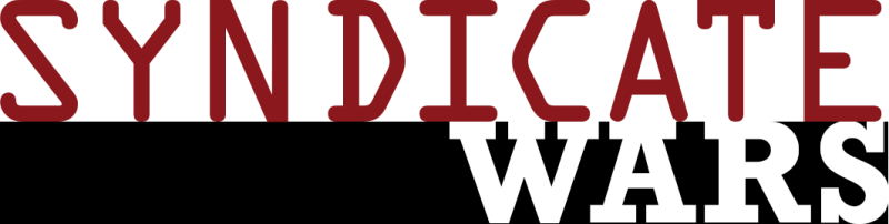 Syndicate Wars logo on a transparent background