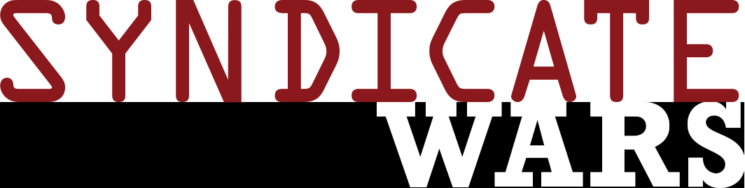 Syndicate Wars logo on a transparent background