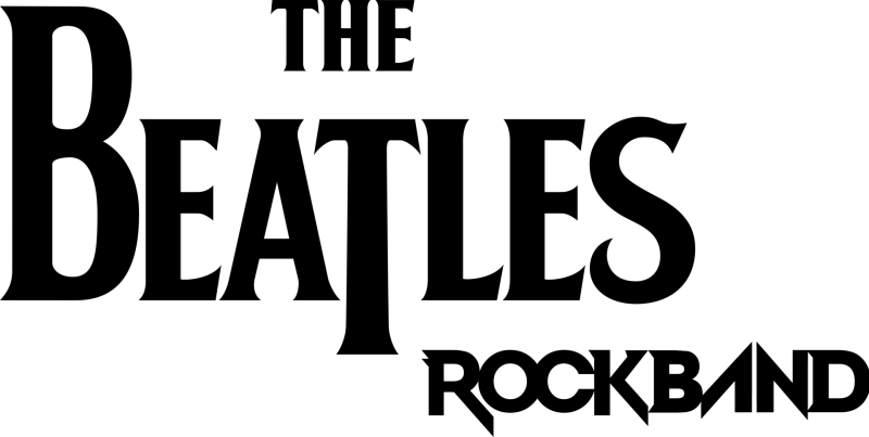 The Beatles: Rock Band logo on a transparent background