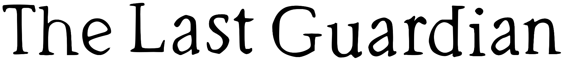 The Last Guardian logo on a transparent background