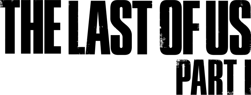 The Last of Us Part I logo on a transparent background