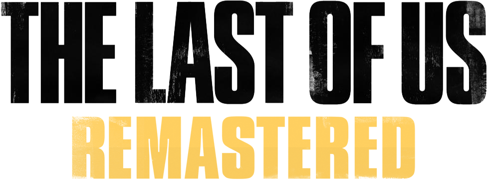The Last of Us Remastered logo on a transparent background