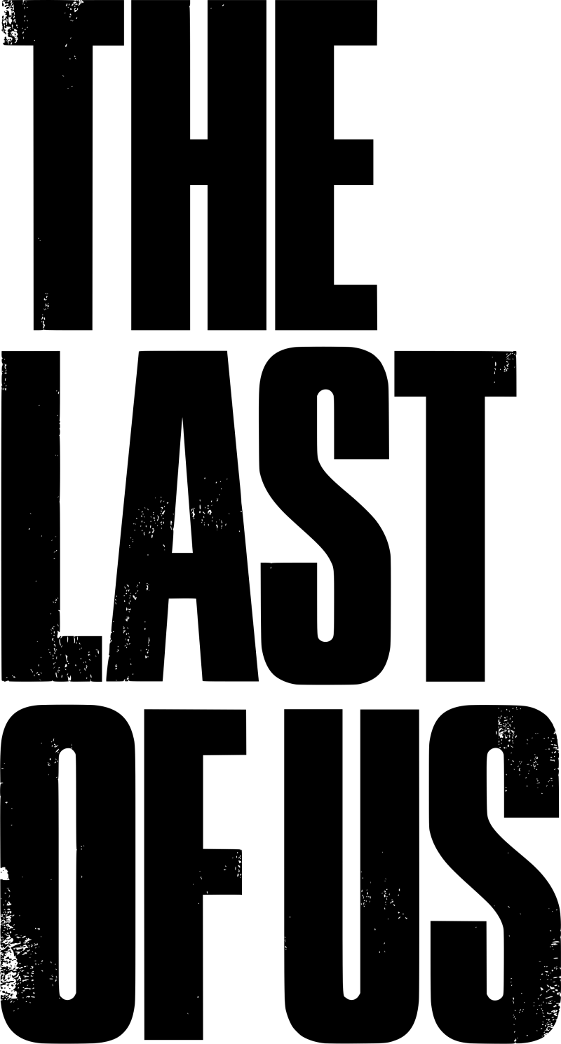 The Last of Us logo on a transparent background