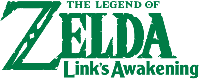 The Legend of Zelda: Link's Awakening logo on a transparent background