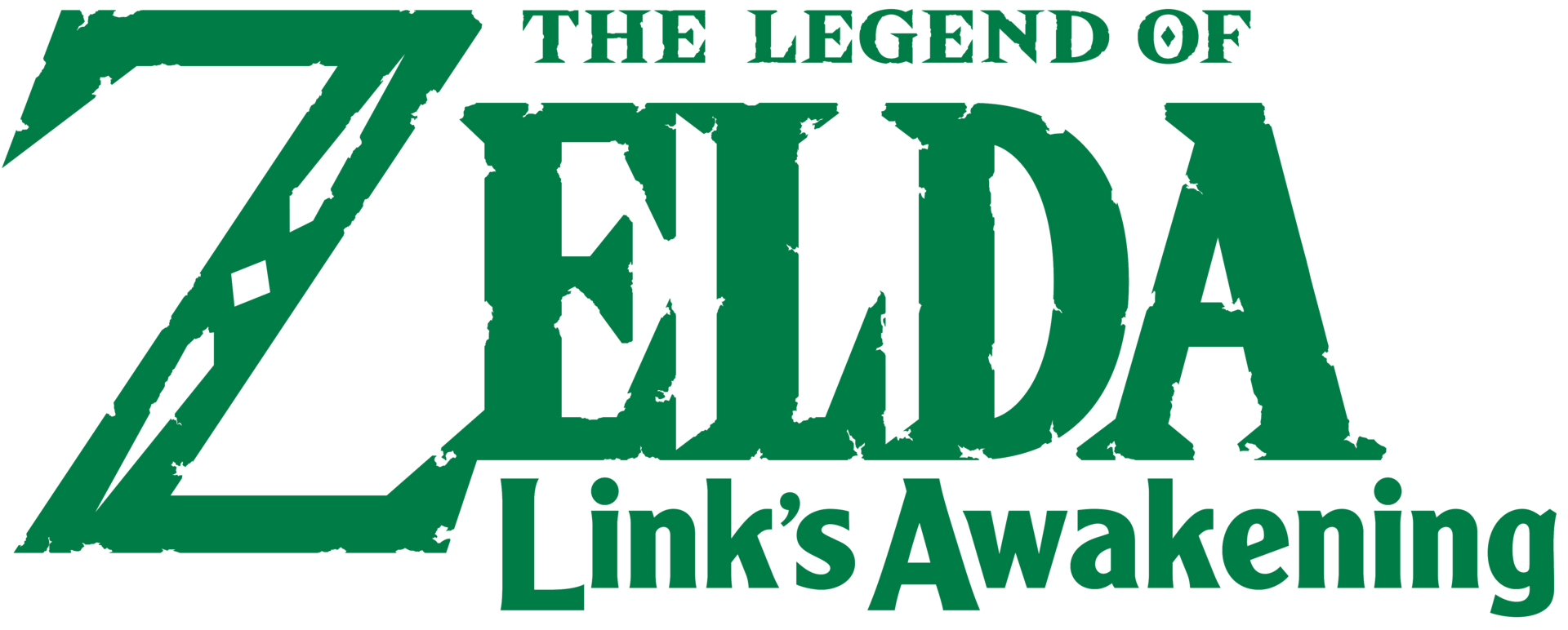 The Legend of Zelda: Link's Awakening logo on a transparent background