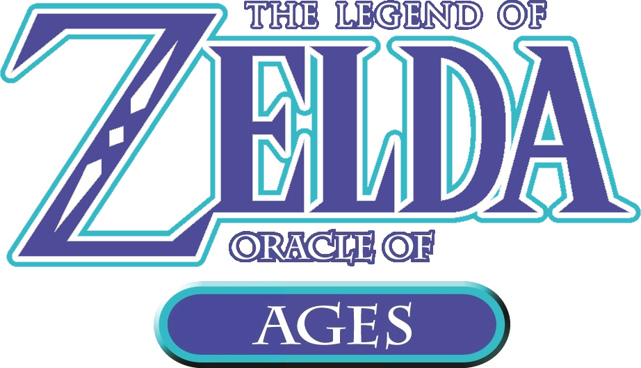 The Legend of Zelda: Oracle of Ages logo on a transparent background