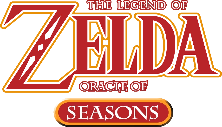 The Legend of Zelda: Oracle of Seasons logo on a transparent background