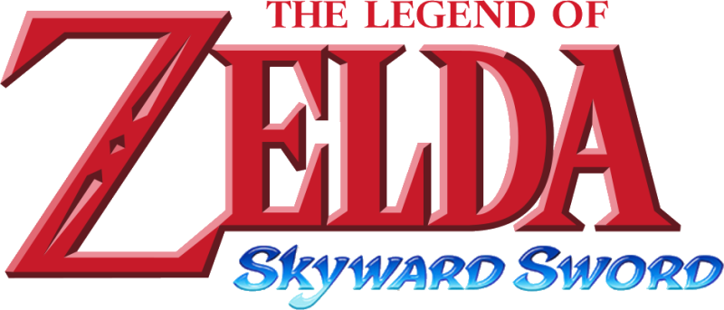 The Legend of Zelda: Skyward Sword logo on a transparent background