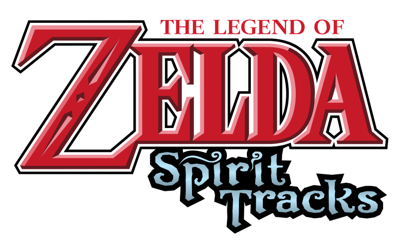 The Legend of Zelda: Spirit Tracks logo on a transparent background