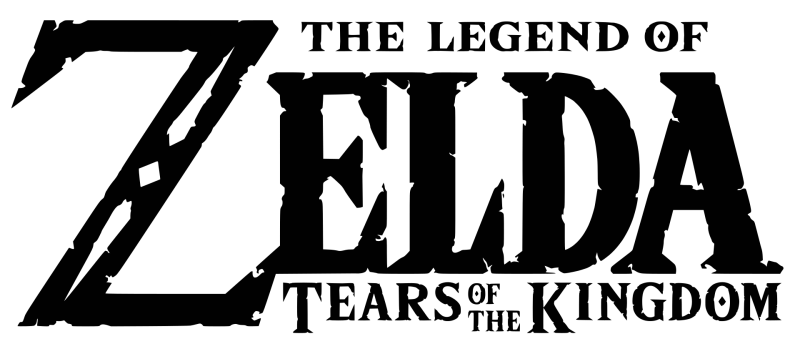 The Legend of Zelda: Tears of the Kingdom logo on a transparent background