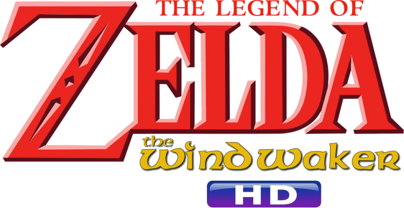 The Legend of Zelda: The Wind Waker HD logo on a transparent background