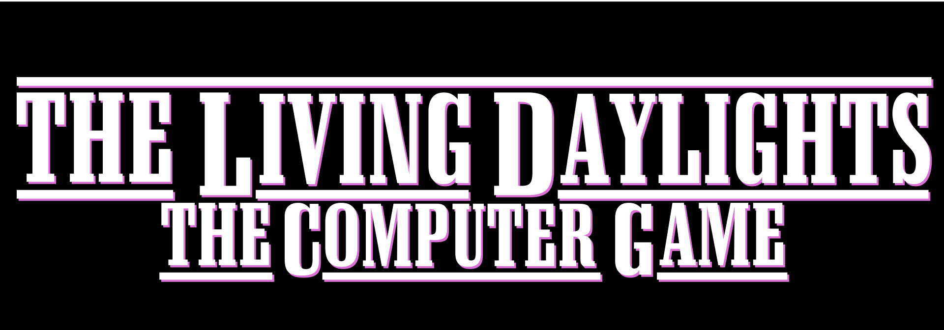 The Living Daylights logo in full colour