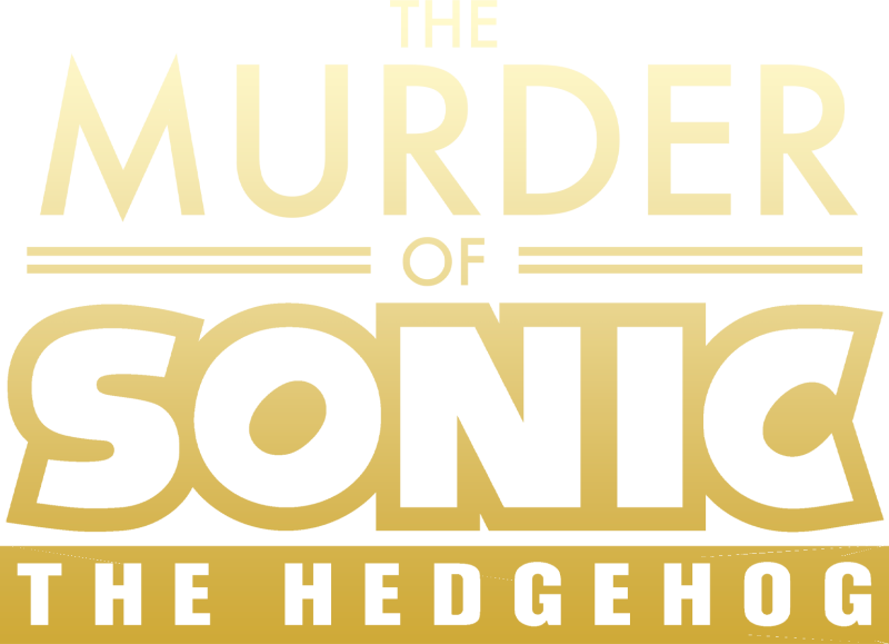 The Murder of Sonic the Hedgehog logo on a transparent background
