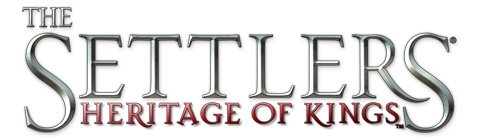 The Settlers: Heritage of Kings logo on a transparent background