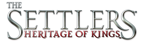 The Settlers: Heritage of Kings logo on a transparent background