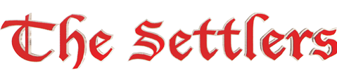 The Settlers logo on a transparent background