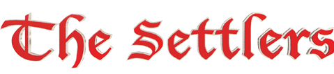 The Settlers logo on a transparent background