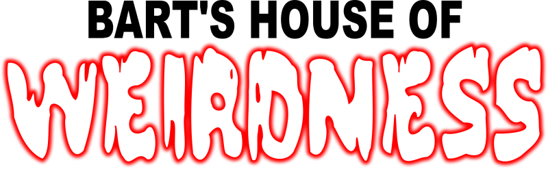 The Simpsons: Bart's House of Weirdness logo on a transparent background