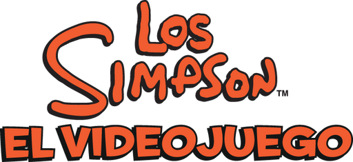 The Simpsons Game logo on a transparent background