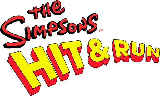 The Simpsons: Hit & Run logo on a transparent background
